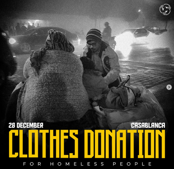 CLOTHES DONATION FOR HOMELESS PEOPLE